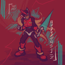 rockman zero - coloured rockman zero - coloured